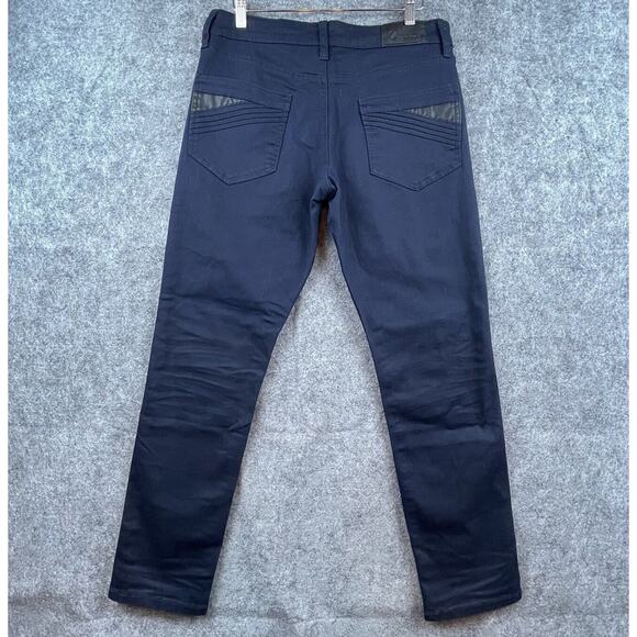 Fried Denim Jeans Mens 32 Dark Blue Slim Skinny Stretch - Picture 2 of 7